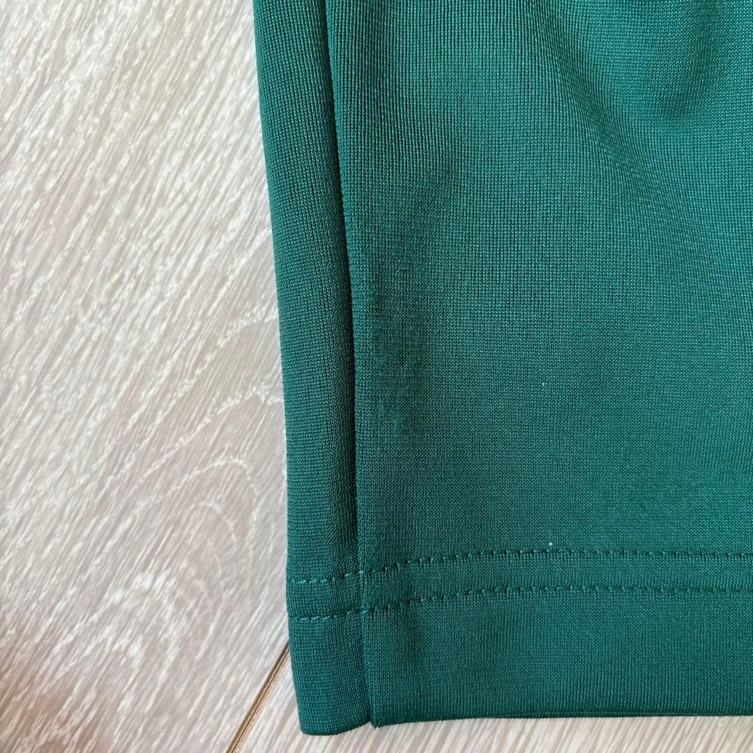 adidas fire birdグリーン トラックパンツ 裾ファスナー 2XL