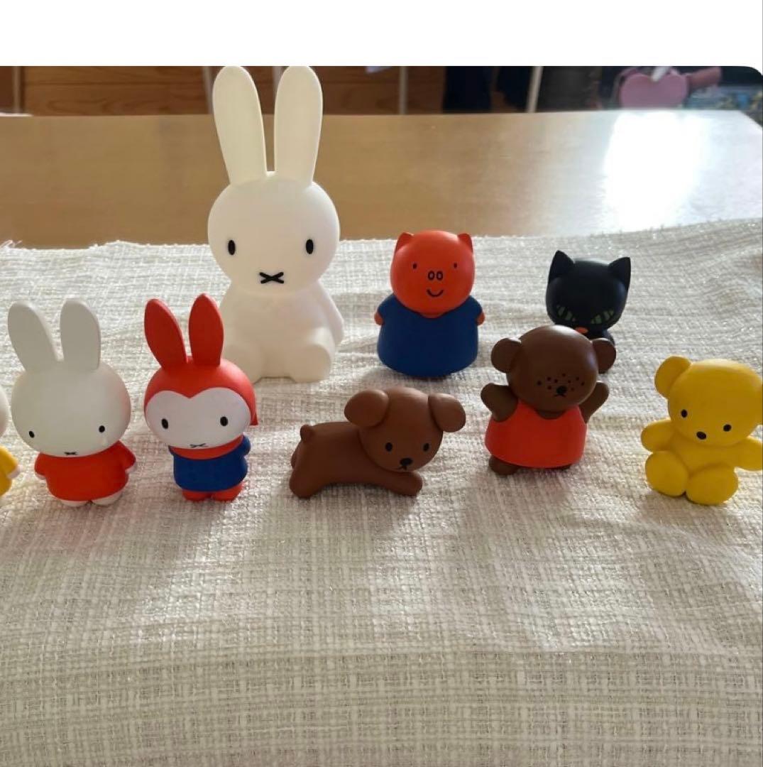 ミッフィー　メディコムトイフィギュアUDF7点 ミッフィーライト