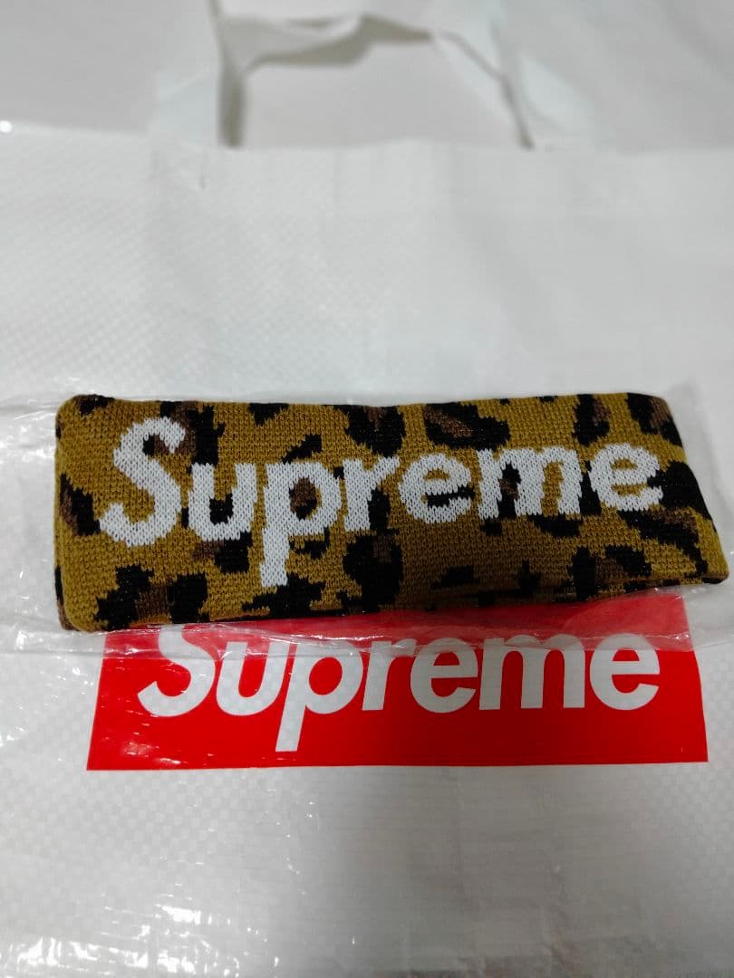 【希少】Supreme X NEWERA ヘアバンド レオパード柄
