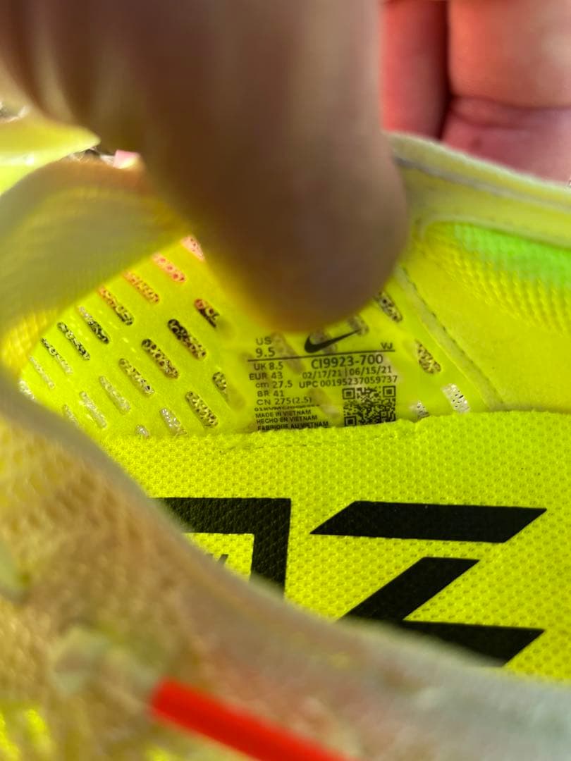 スパイク・シューズ NIKE AIR ZOOM TEMPO NEXT% 27.5cm