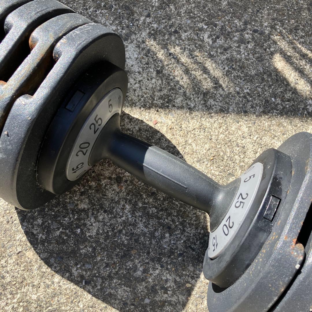 BODY RAJA 可変式ダンベル 25kg 本体のみ