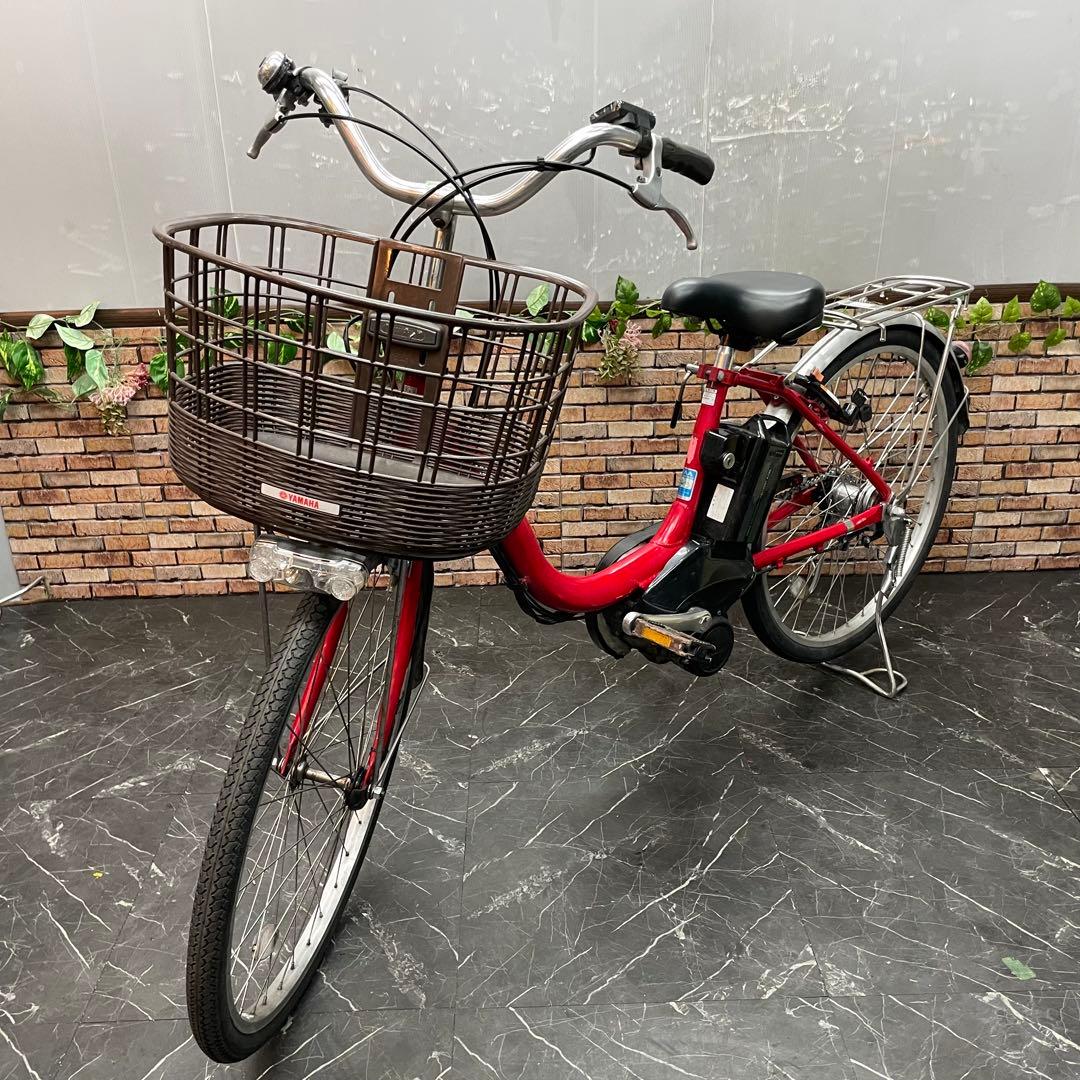 【192】電動自転車 YAMAHA PAS SION レッド 24インチ