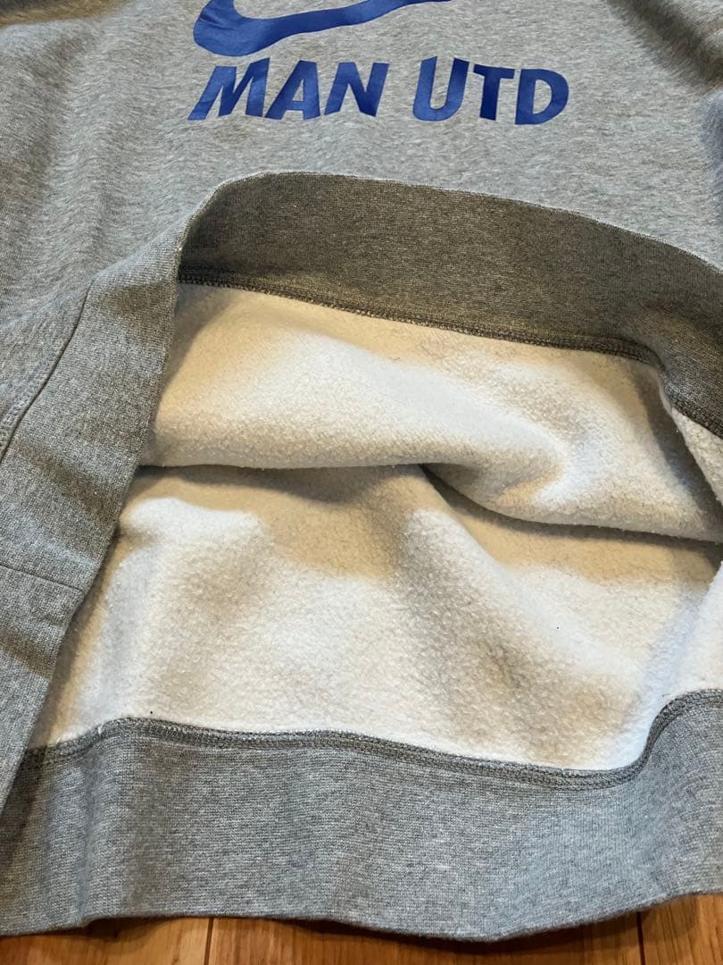 NIKE マンチェスターユナイテッドパーカー グレー スウォッシュ 古着