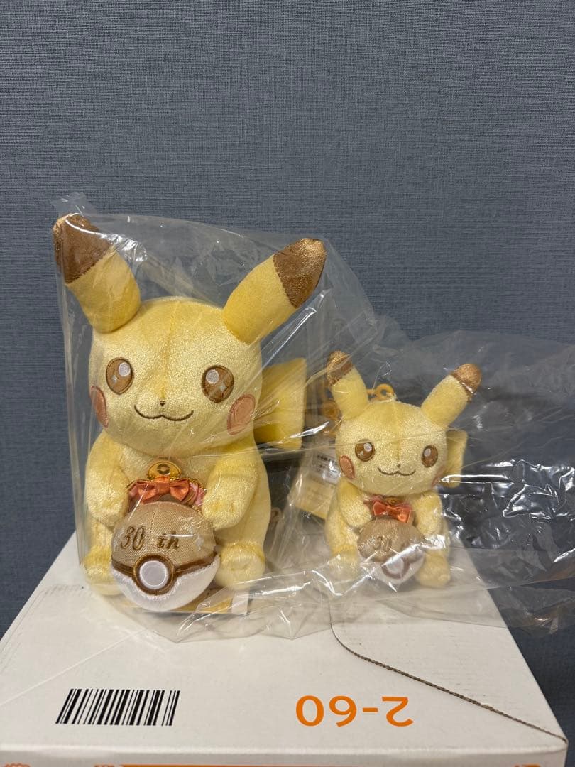 ポケモン 30周年記念 ピカチュウ ぬいぐるみ 2体セット