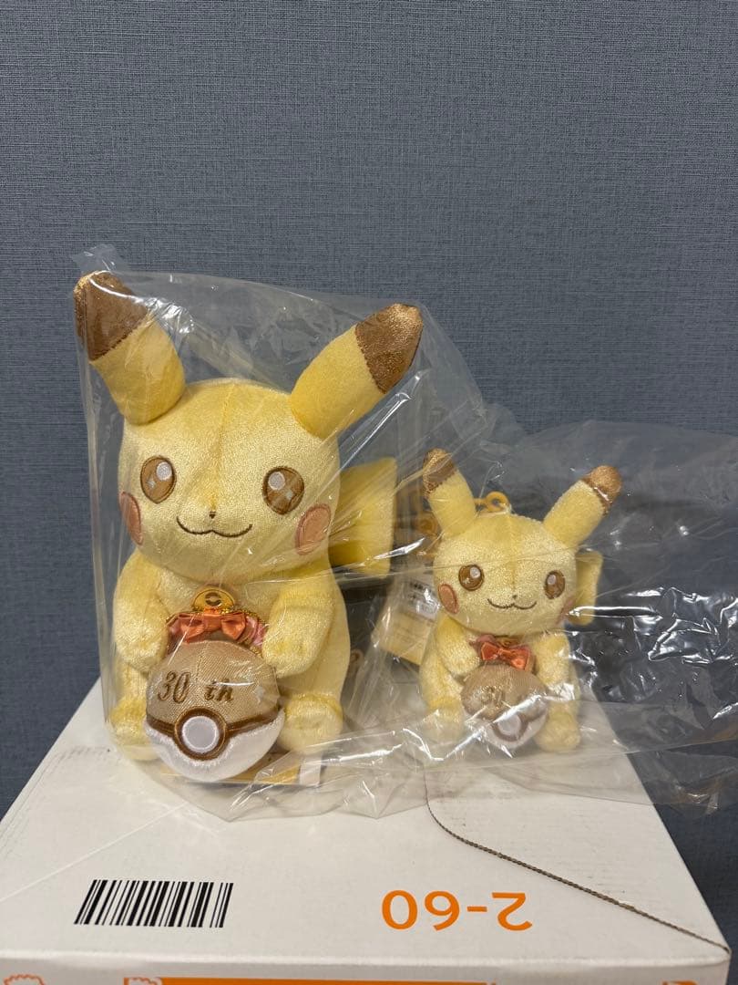 ポケモン 30周年記念 ピカチュウ ぬいぐるみ 2体セット