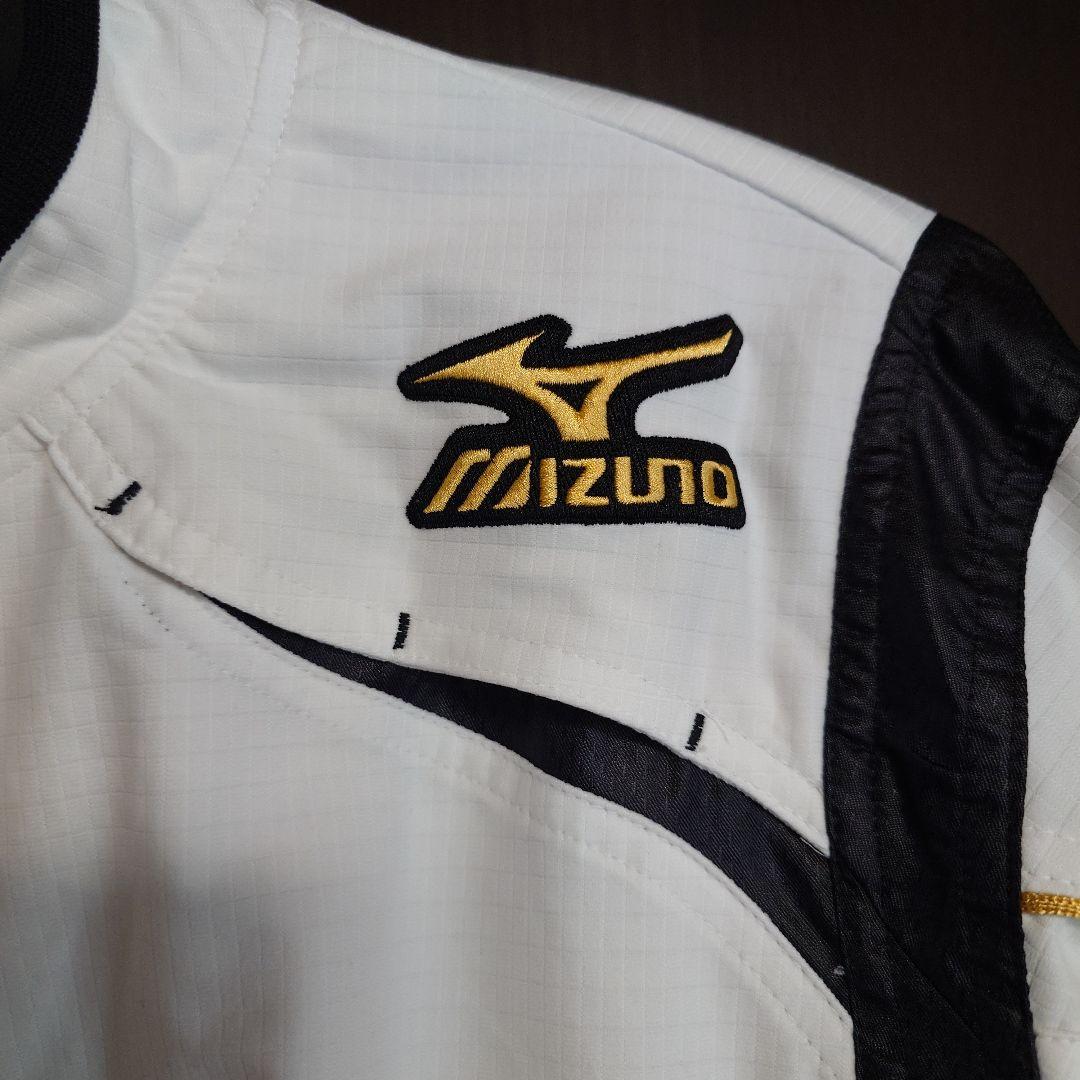 美品 薄手 MizunoPro ホワイトジャケット・パンツセットアップ