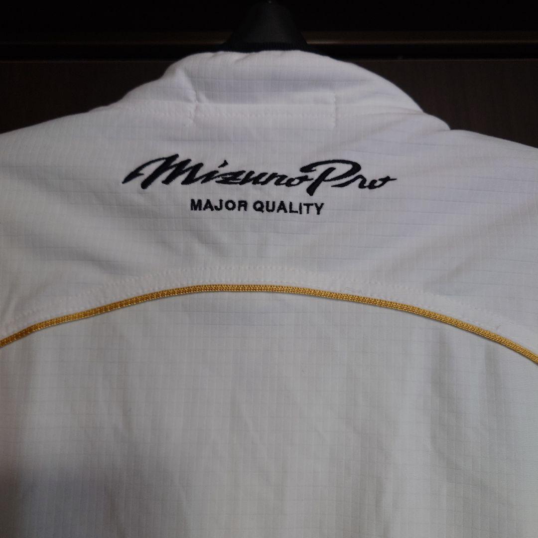 美品 薄手 MizunoPro ホワイトジャケット・パンツセットアップ