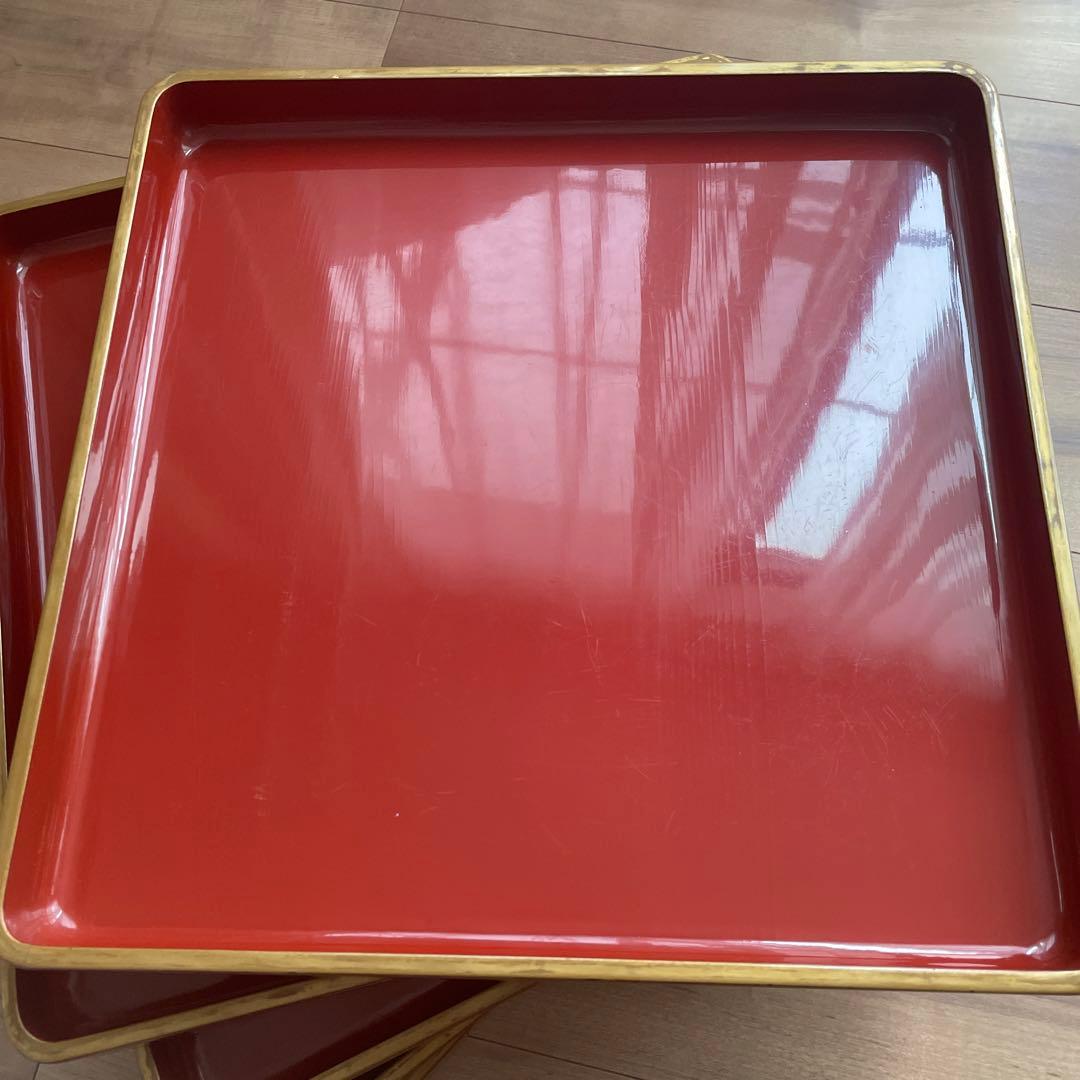 骨董品　お盆　お膳 5枚セット