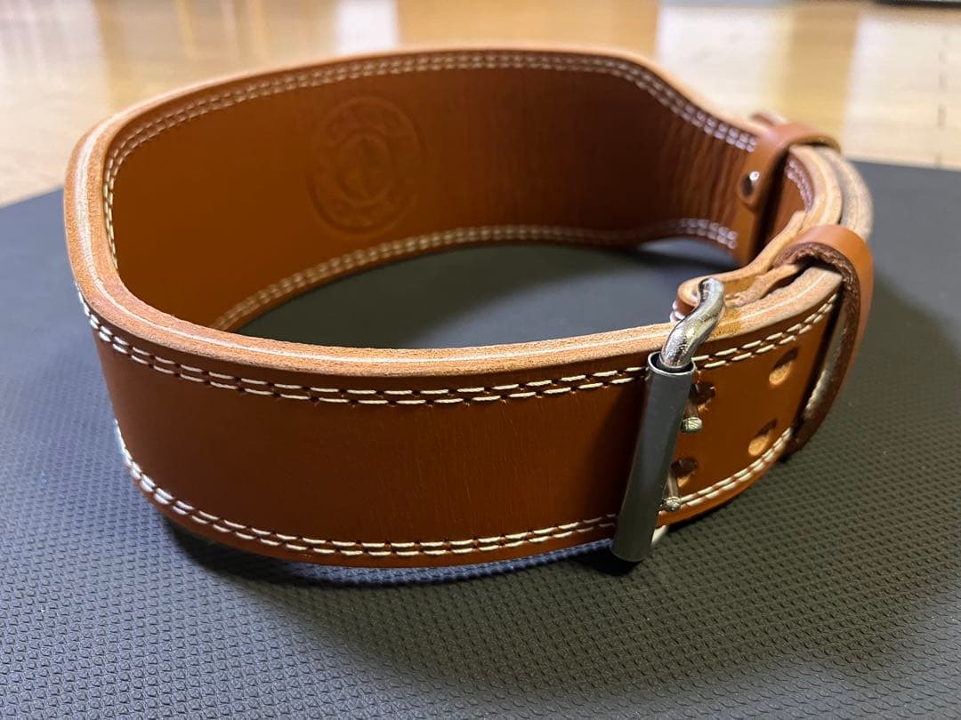 【美品】ゴールドジム プロレザーベルト Lサイズ