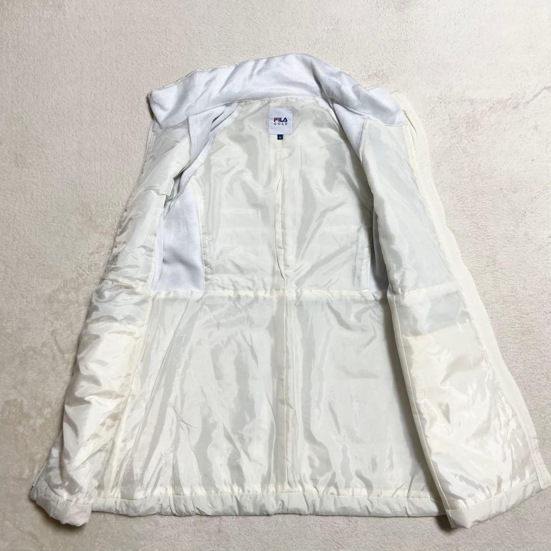 限定【極美品】FILA GOLF 撥水 中綿キルティング切り替えブルゾン ウエア