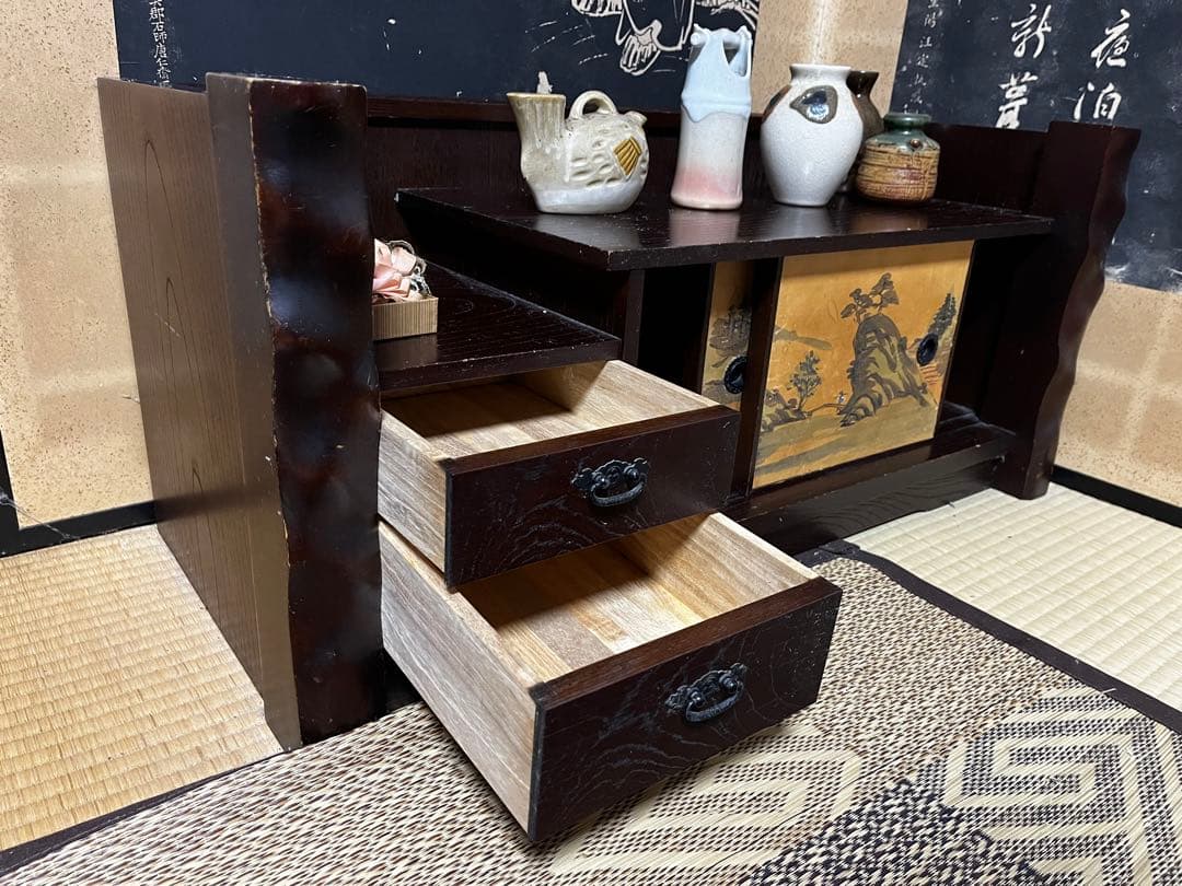和家具　小物タンス　民芸　レトロ　アンティーク　飾り棚　民藝　小物入れ
