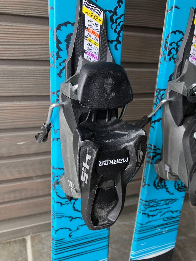 Völkl revolt jr 118cm マーカービンディング付き