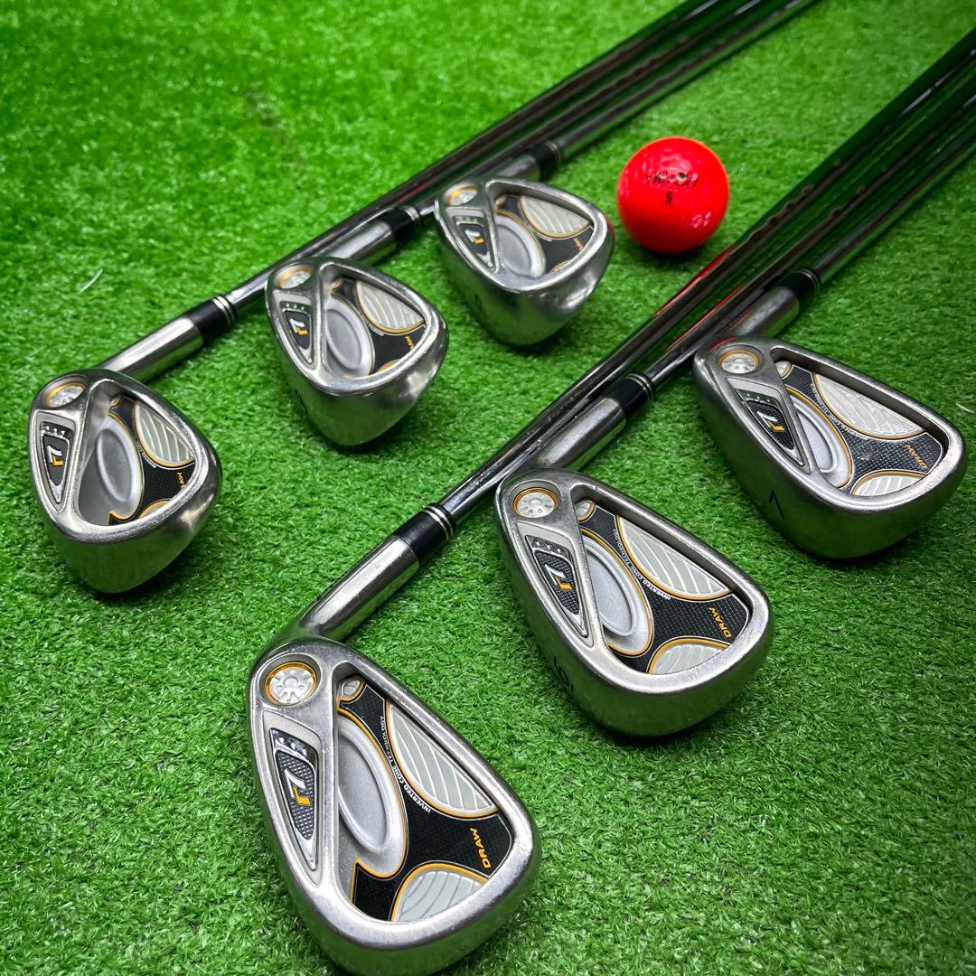 寶TIS-521 TaylorMade r7 メンズアイアンセット flex S