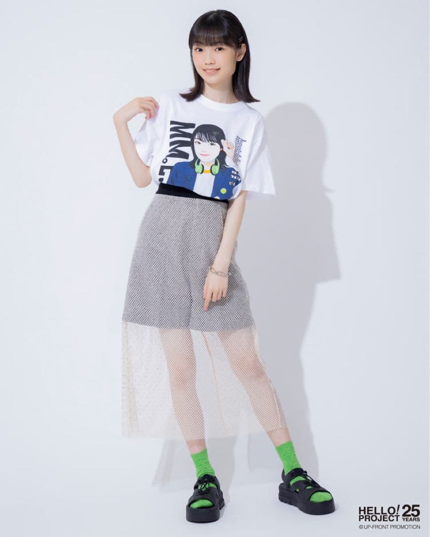 新品タグ付モーニング娘。'23 山﨑愛生 マンガートビームス コラボTシャツ L