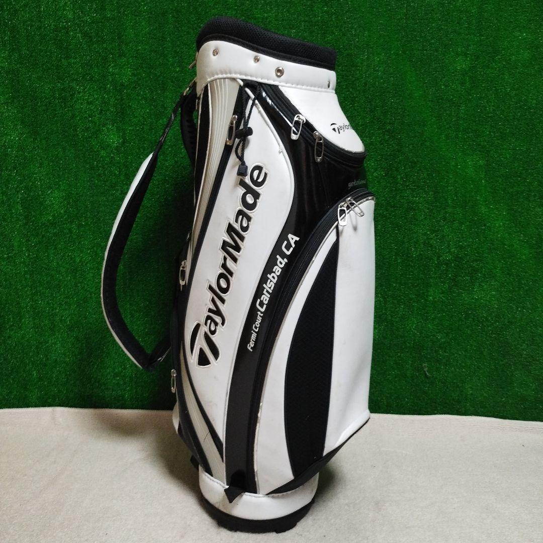 TaylorMade キャディバッグ ホワイト・ブラック フード無し