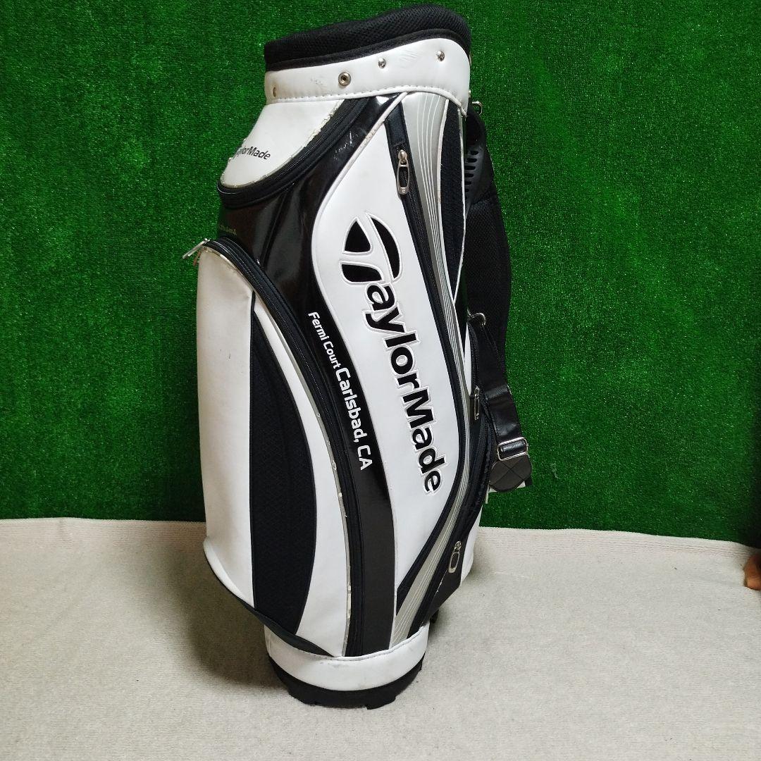 TaylorMade キャディバッグ ホワイト・ブラック フード無し