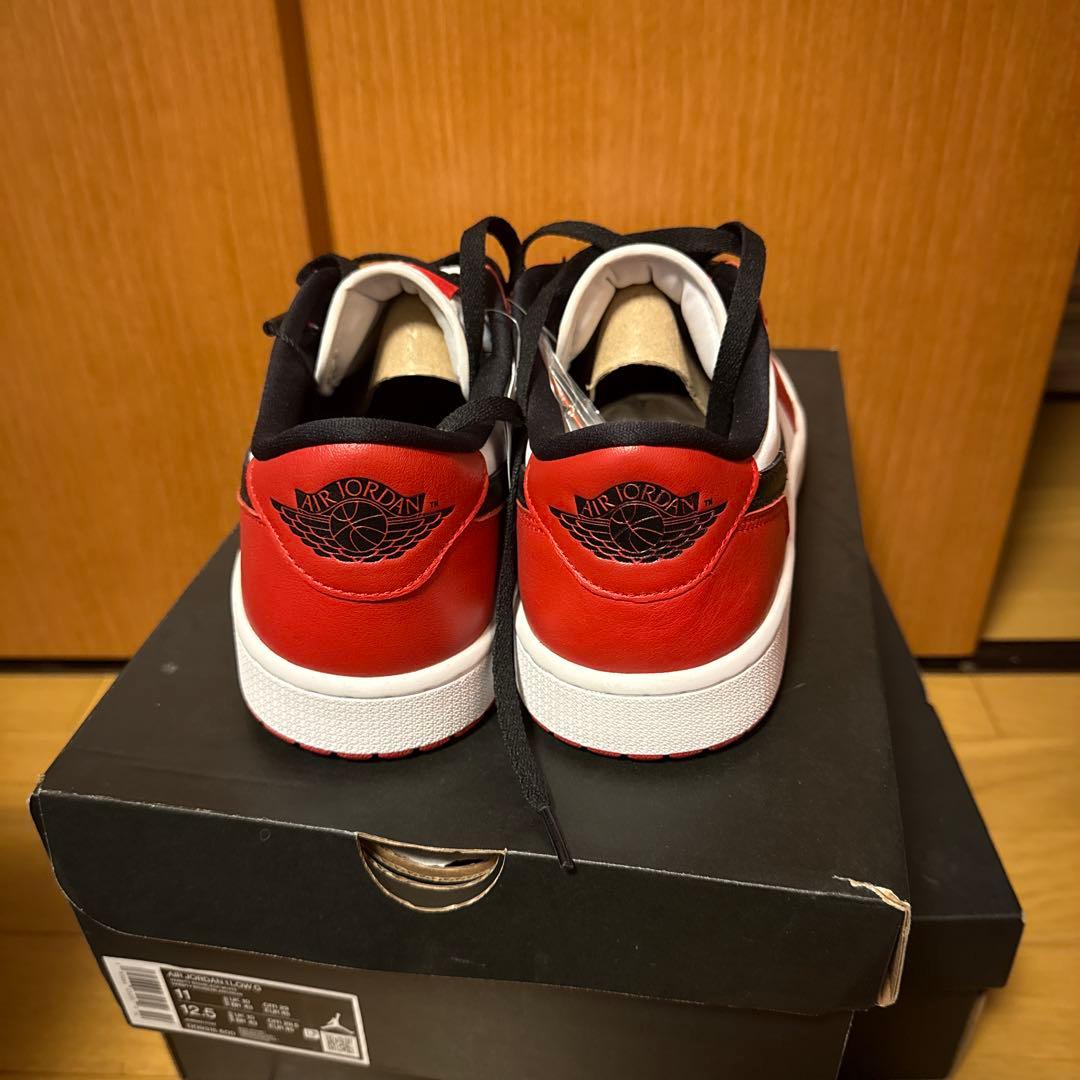 ゴルフシューズNike Air Jordan 1 Low 赤白黒
