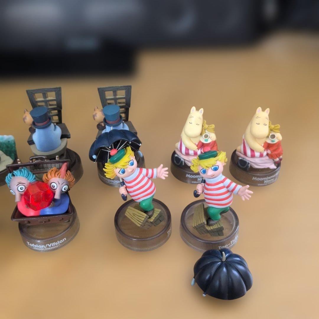 希少品　ムーミンズランチ1＆2　フルコンプ　解説カード有　フィギュア　計30体