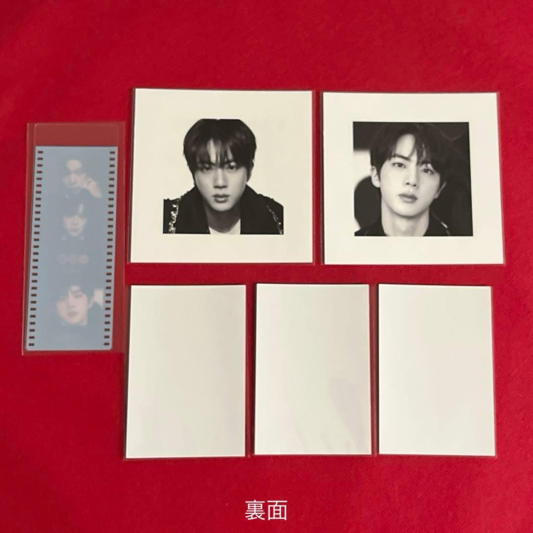 BTS ブックマーク・正方形両面フォト・ステッカー♡Jin