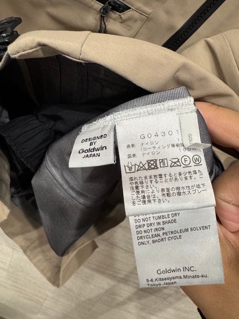 【Goldwin】 GORE-TEX 3L Work Pocket Jacket
