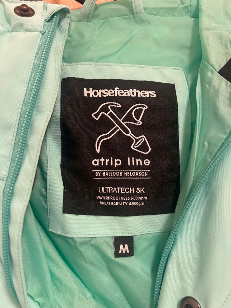 【レア】Horsefeathersスノーウェアアノラックジャケットミントグリーン