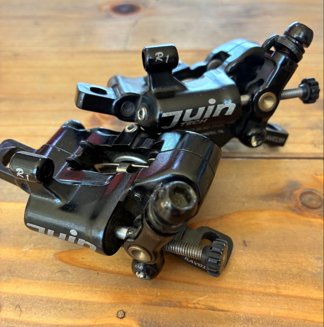 Juin R1 ワイヤー式油圧ディスクブレーキ STIレバー使用可能