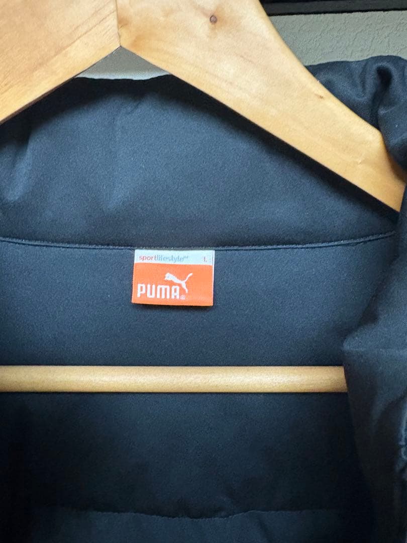 Puma ゴルフブラックダウンジャケット