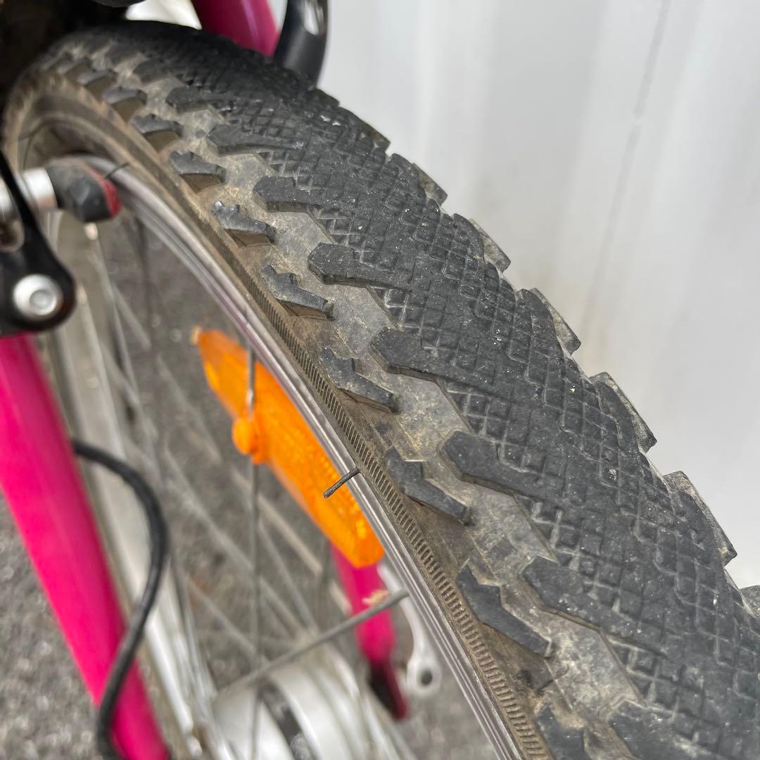 子供用自転車24インチ BTWIN 身長135-150cm 前後オートライト付