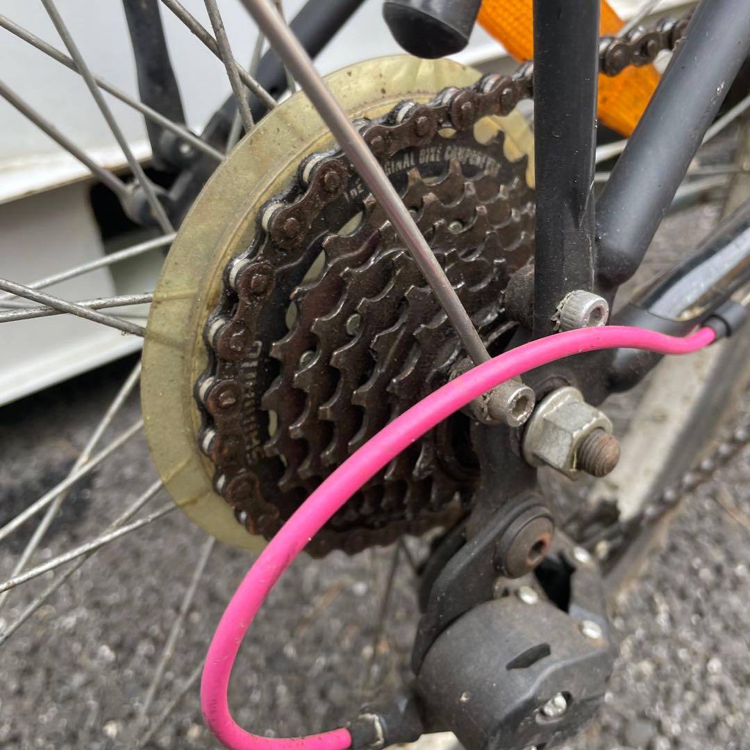 子供用自転車24インチ BTWIN 身長135-150cm 前後オートライト付
