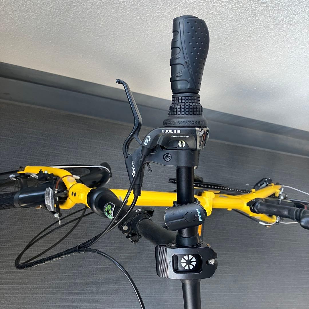 DAHON ダホン VYBE D7 折り畳み自転車 イエロー　おまけ付き
