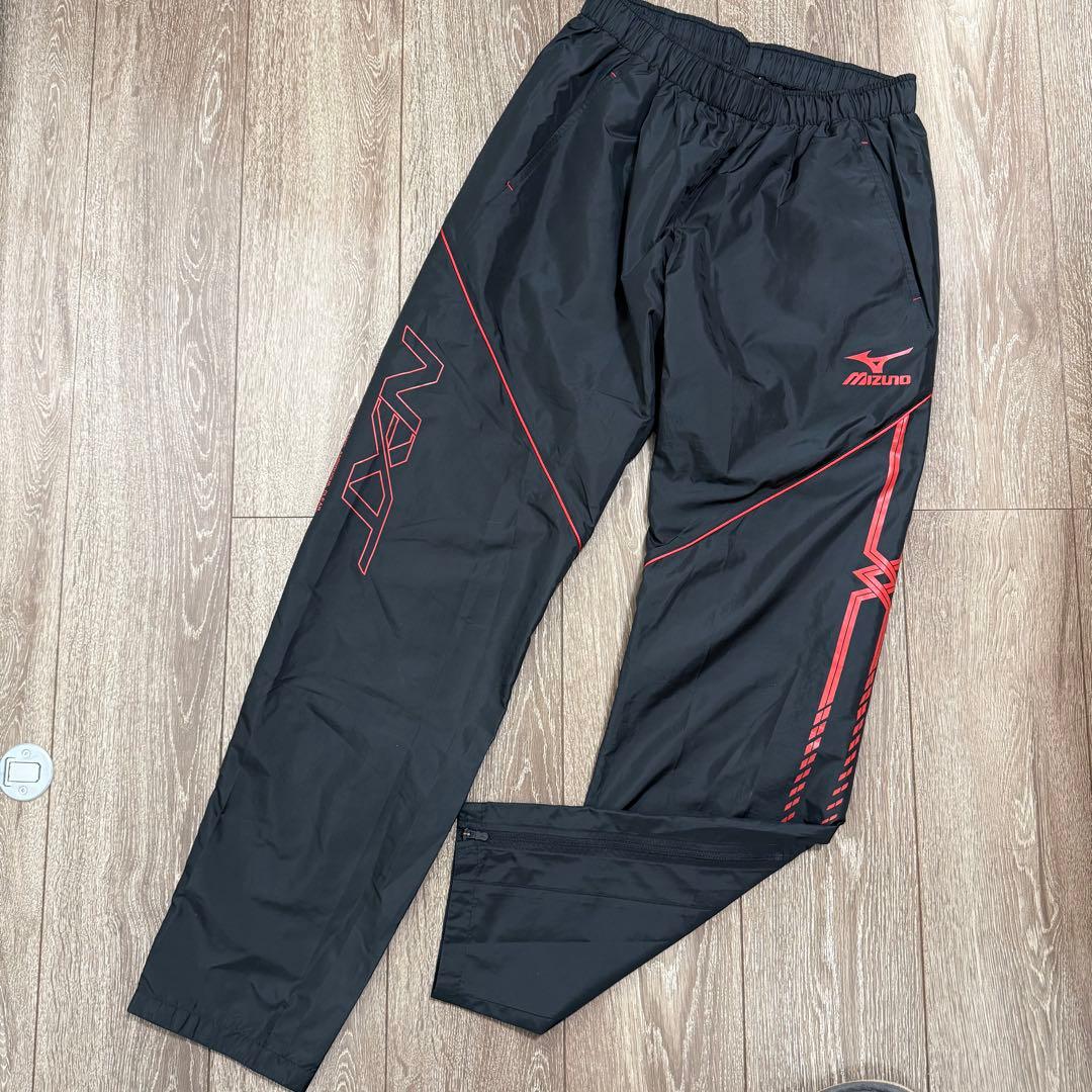 Mizuno 裏メッシュ サッカー フットサルウェア ピステ上下 ブラック L