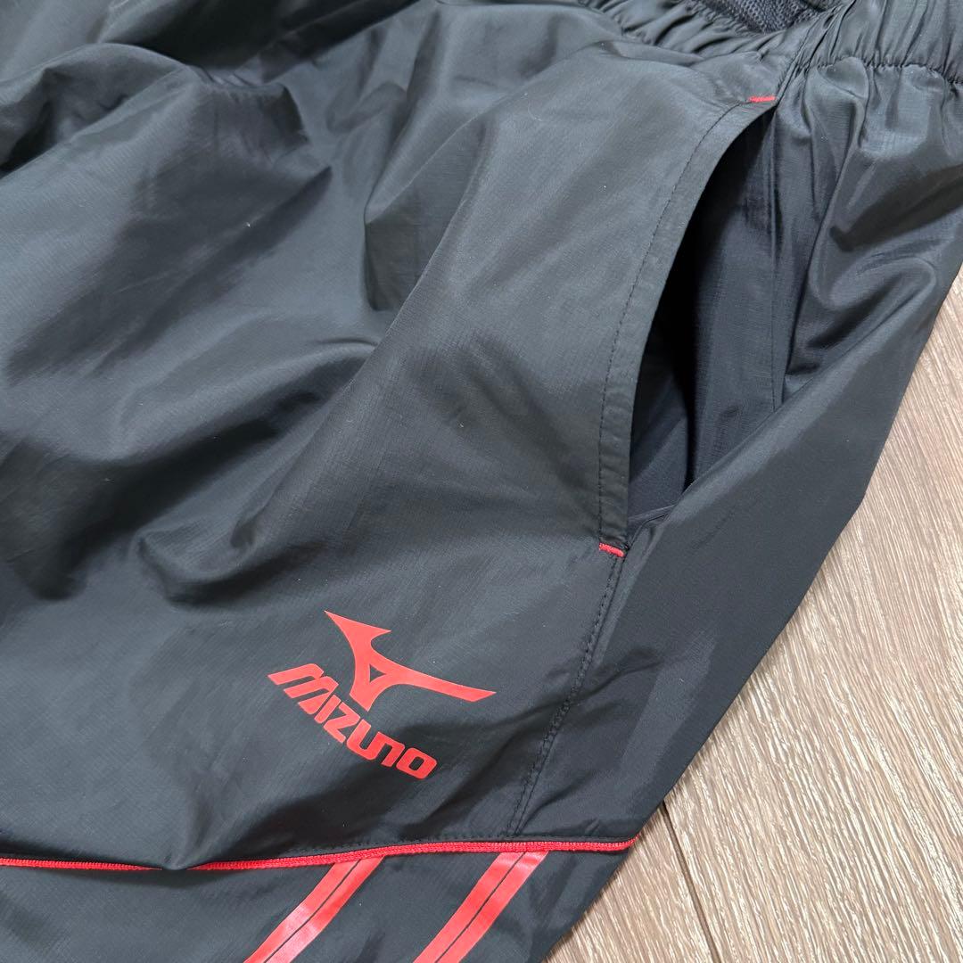 Mizuno 裏メッシュ サッカー フットサルウェア ピステ上下 ブラック L