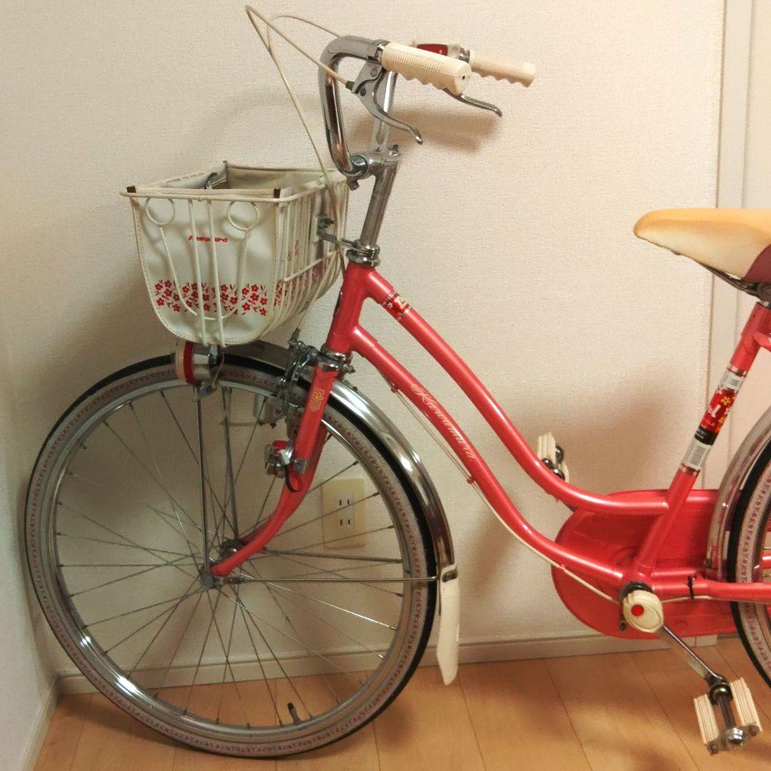 昭和 レトロ カワムラ 自転車 チロル シティサイクル 希少 純正部品多数