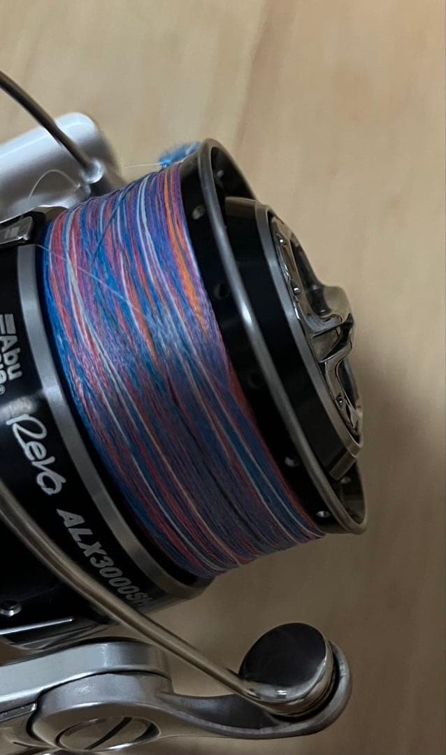 Abu Garcia ALX3000SH リール マルチカラー糸付き