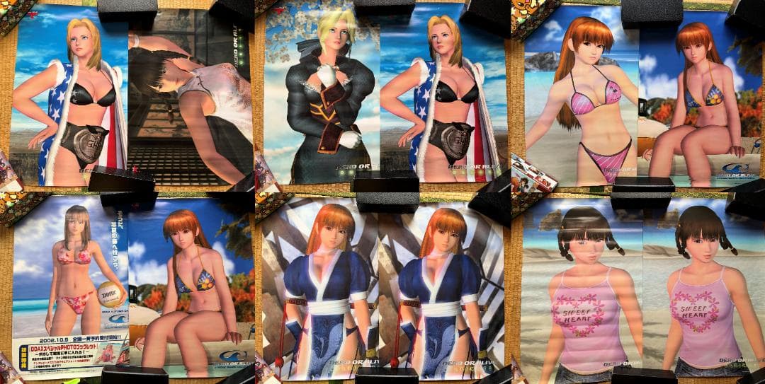 DEAD OR ALIVE ポスター７７枚+おまけ３つ　大量まとめ