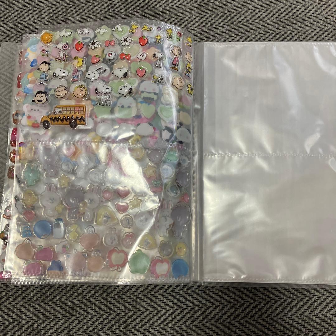 シール帳完成版 キャラクターシールetc.