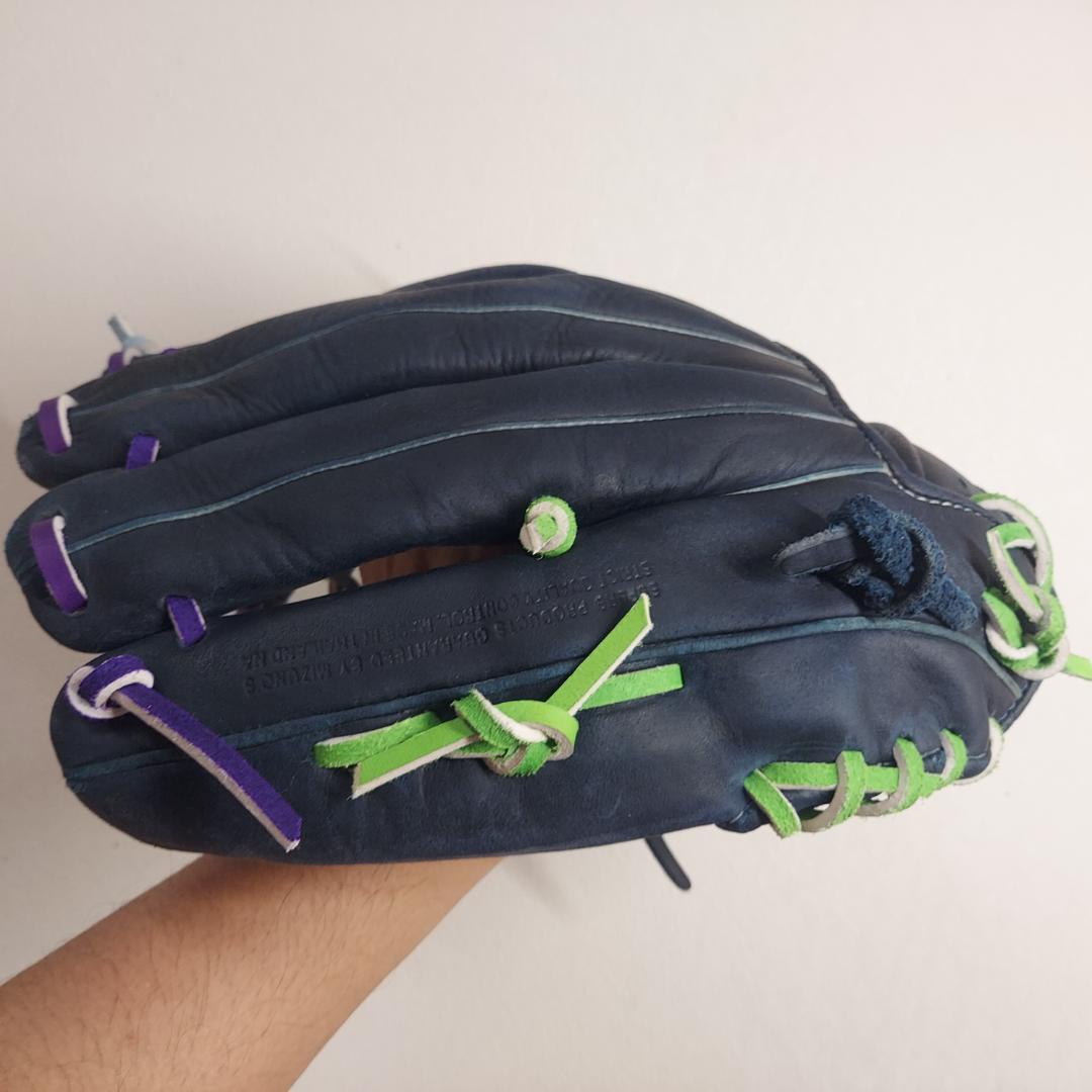 【超レア！ビンテージ再生品 色染め直し】大人用・軟式グローブ　ミズノ