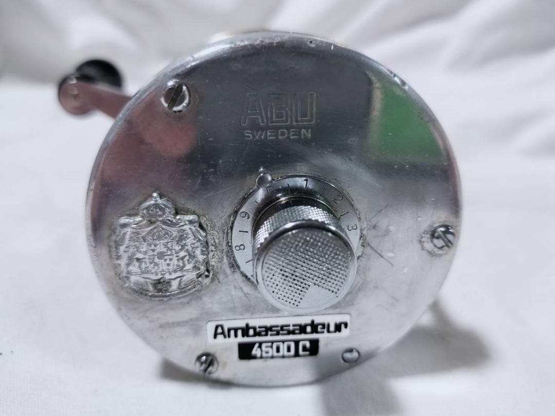 アブガルシア　アンバサダー4500C　ビンテージ　リール abu 　シルバー