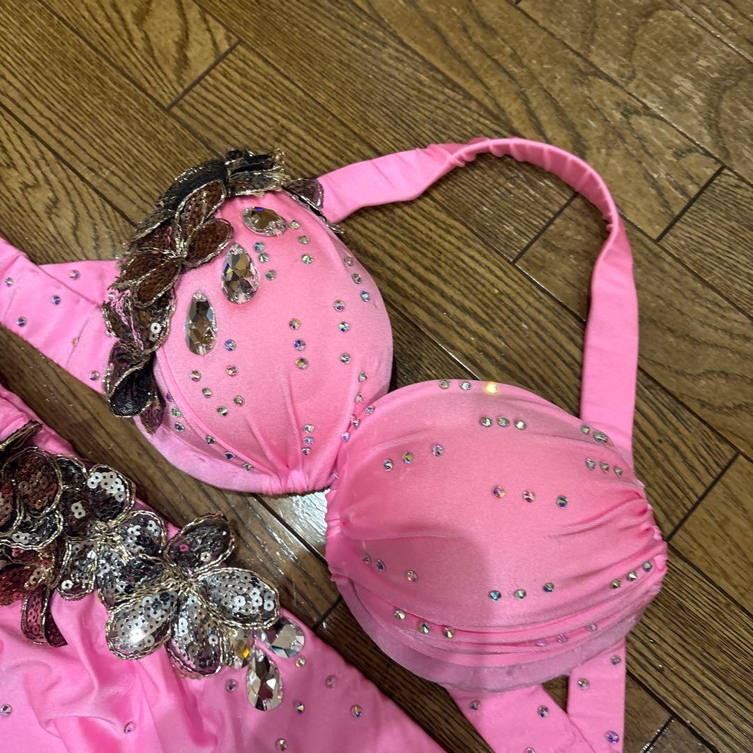 POLINAポリーナベリーダンス衣装ピンクセットアップ