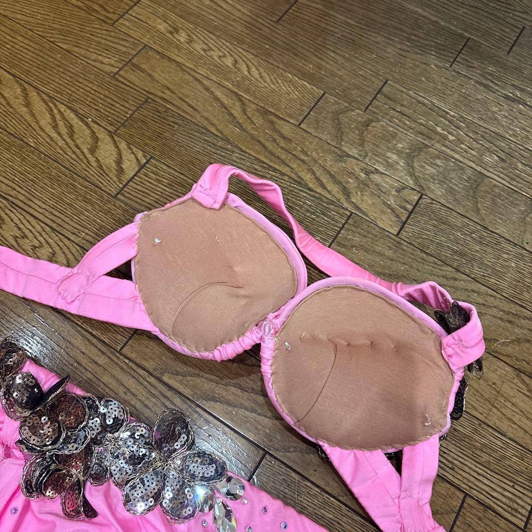 POLINAポリーナベリーダンス衣装ピンクセットアップ