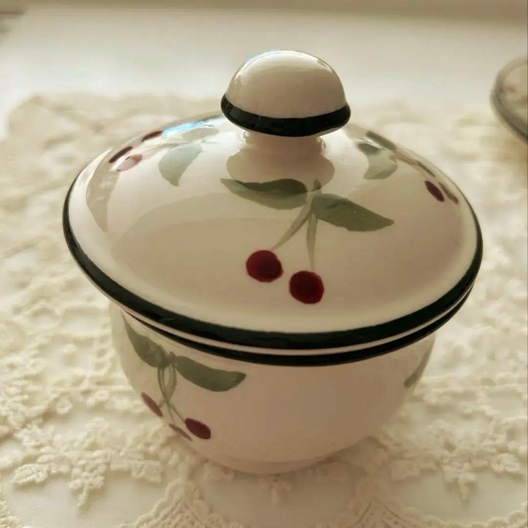 【希少】ローラアシュレイ　ベリーチェリーシリーズ　食器3点セット