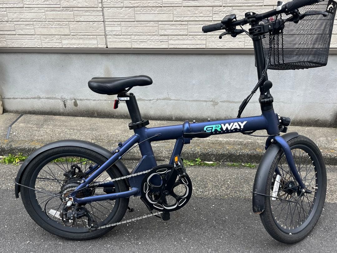 【引き取り限定】ジャンクERWAY A01 電動アシスト自転車　20インチ