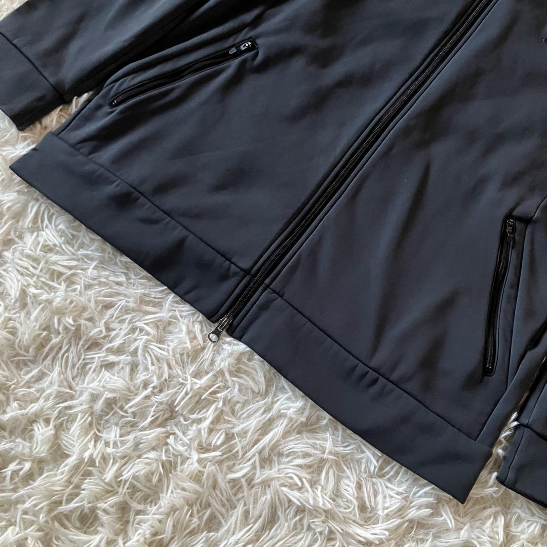 ゼロハリバートン ジップジャケット フリース ダークグレー メンズ 2L（XL）