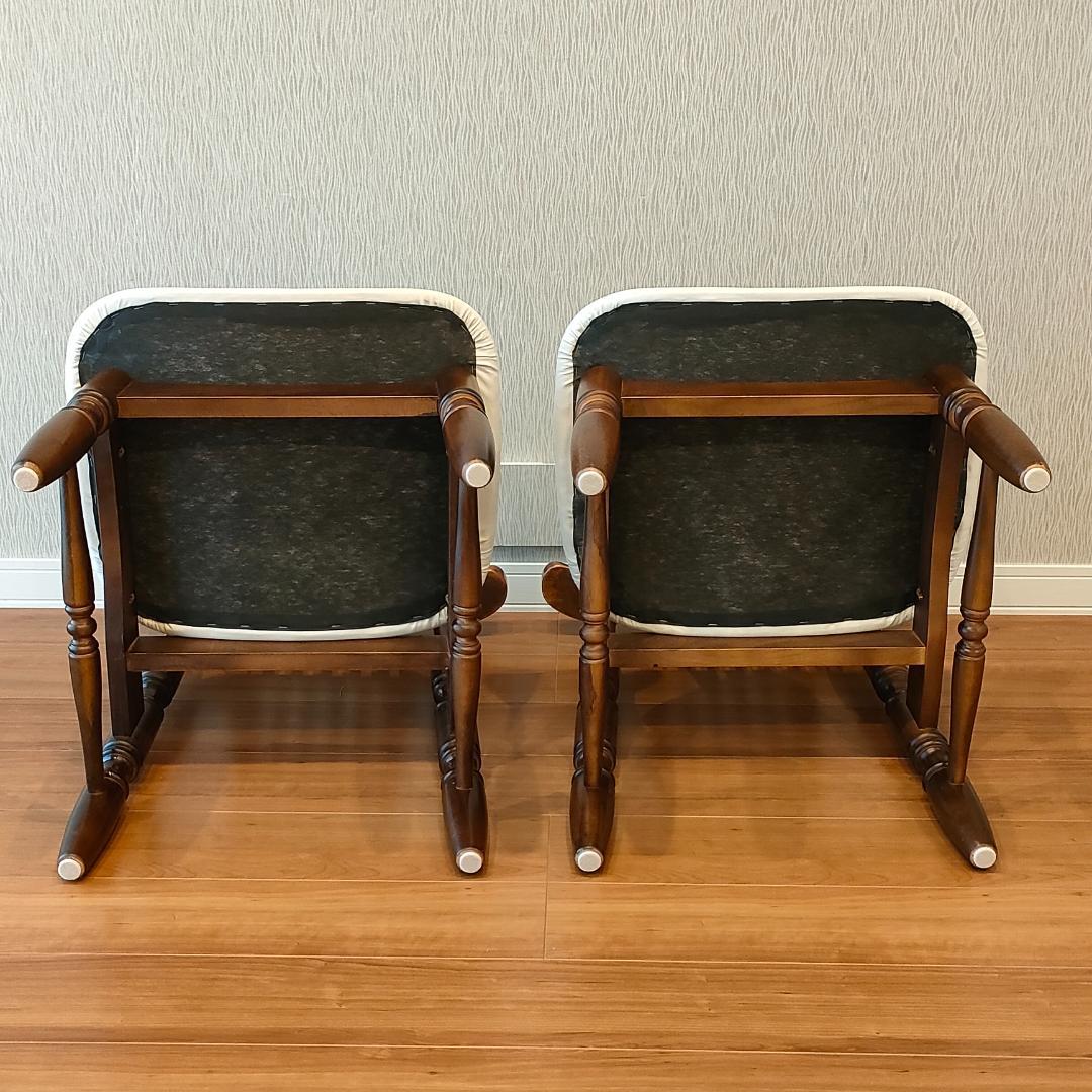ヴィンテージ　オーダー家具　Patio　ウィンザーチェア　木製　2脚セット