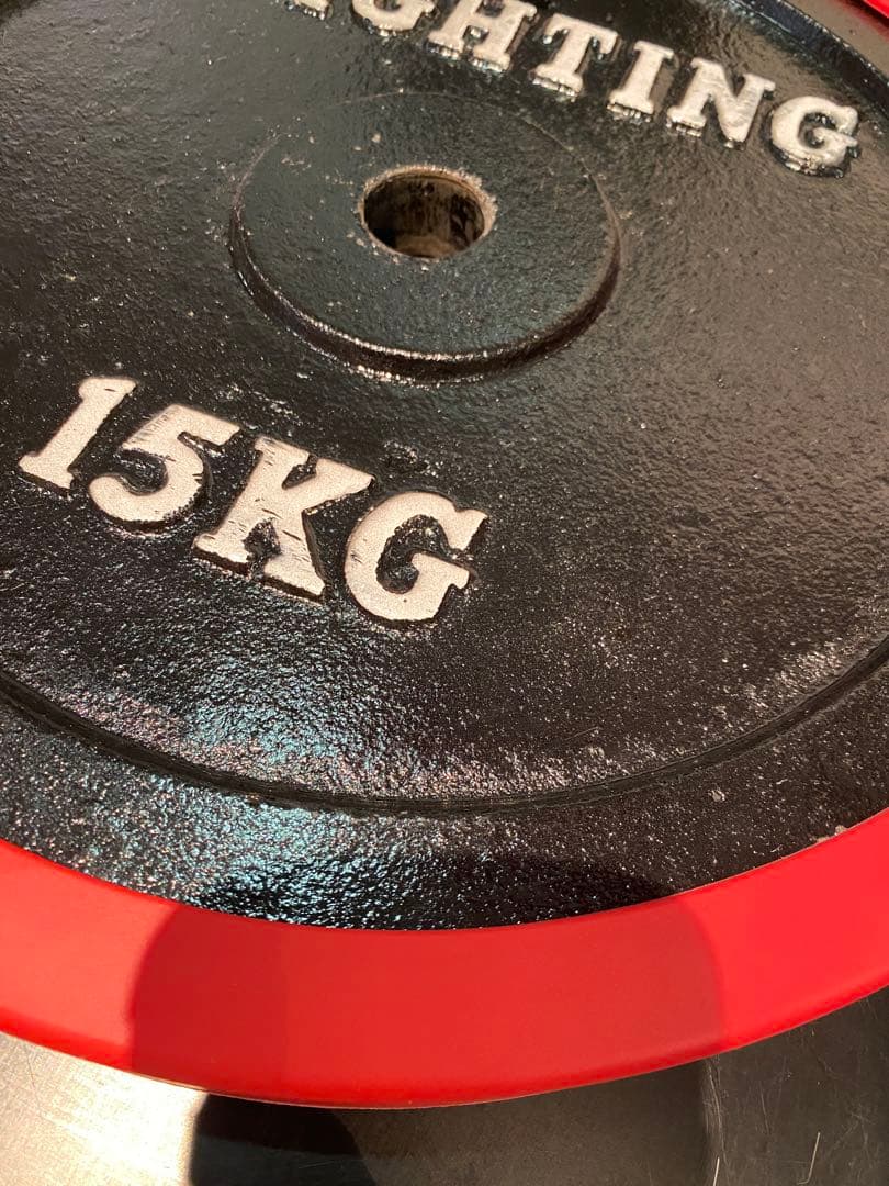 テ*ー様 15KG バーベルプレート　⭐︎送料無料⭐︎