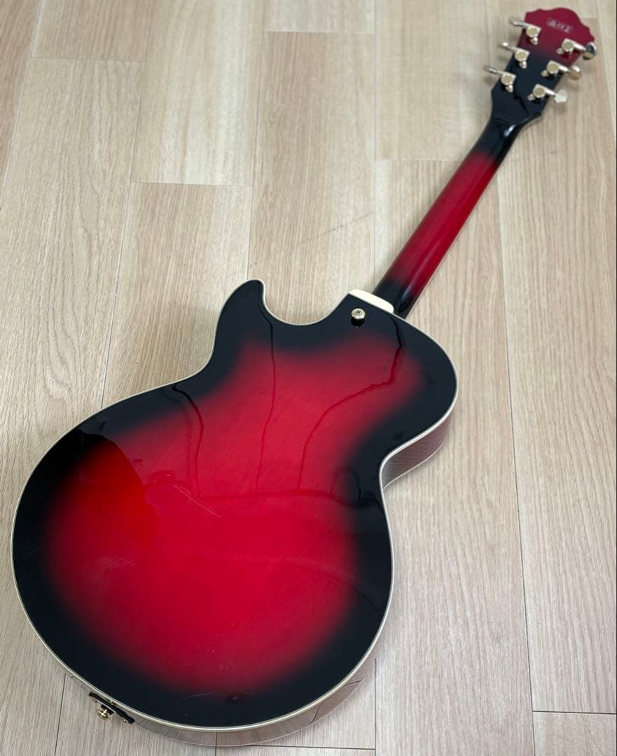 Ibanez フルアコ AG75G 赤系