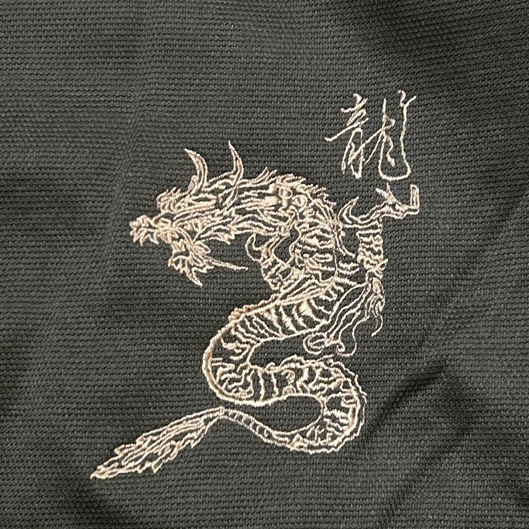 【2570】✨美品✨ 00s y2k ジャージ　セットアップ　カーキ　龍