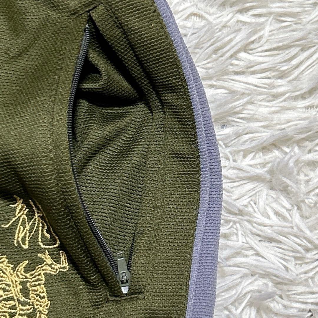 【2570】✨美品✨ 00s y2k ジャージ　セットアップ　カーキ　龍
