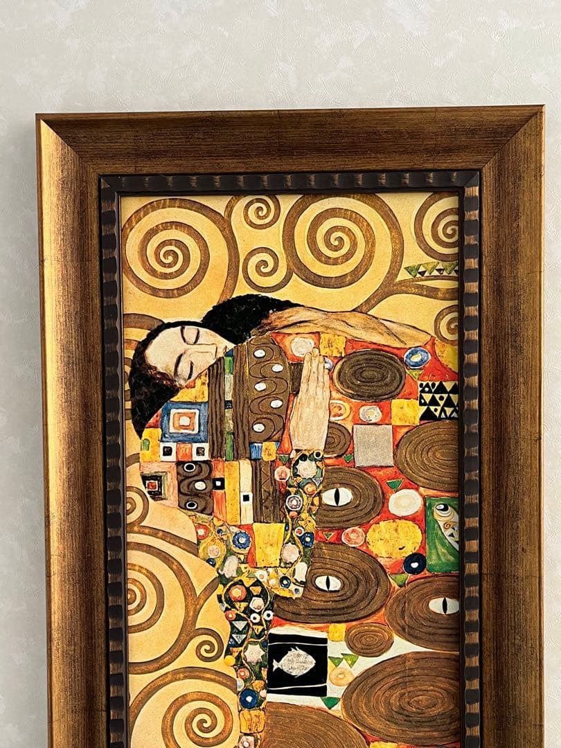 グスタフ・クリムト　アートパネル 大型　木製