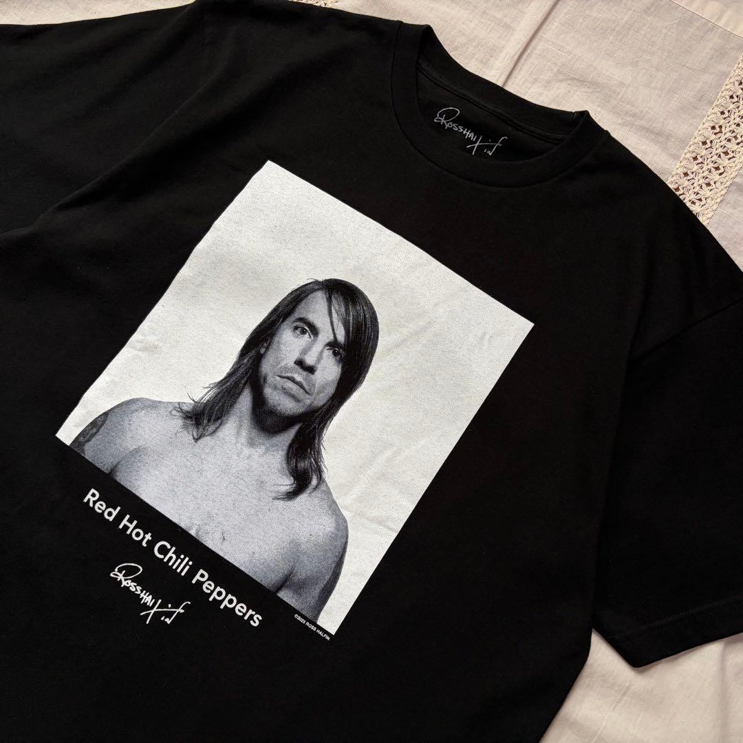 新同品◎レッチリ Ross Halfin ジャーナル バンT ブラック XL